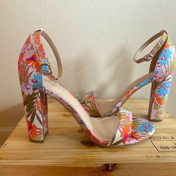 JustFab Lorelai block heeled sandal - Picture 1 of 5
